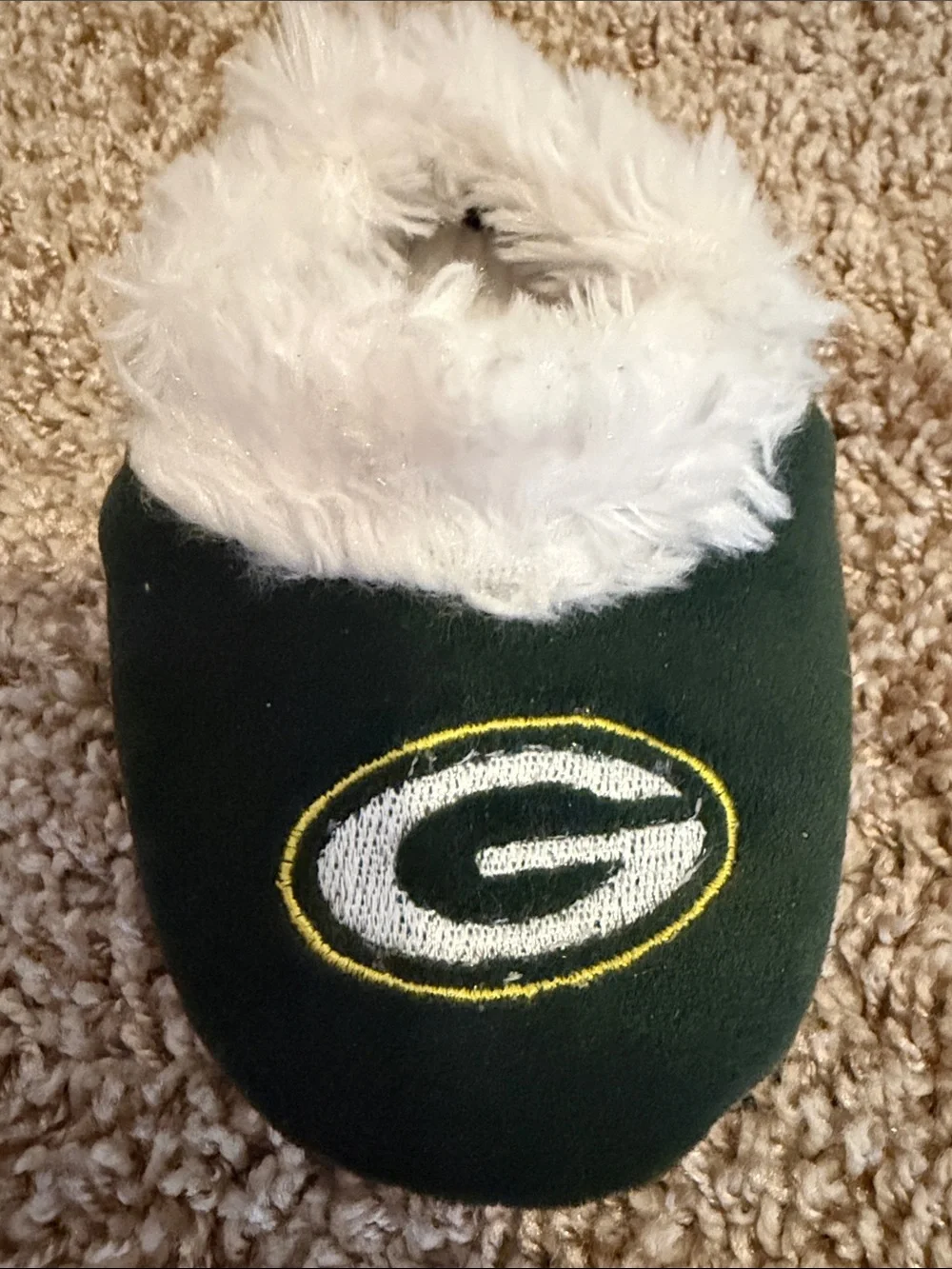 Green Bay Packers Toddler Slippers | Size XL (size 6)